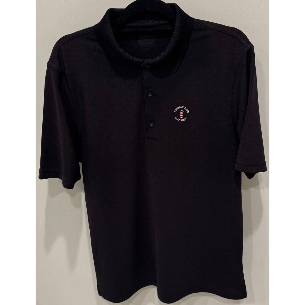 HARBOUR TOWN GOLF LINKS Golf Shirt - Men's Size Large - Black